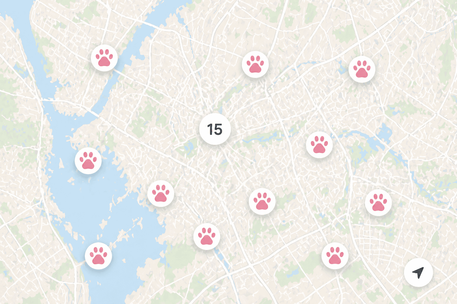 Se katter på karta